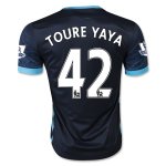 Manchester City Away Soccer Jersey 2015-16 TOURE YAYA #42