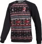 13-14 AC Milan Black Pattern Sweatshirt