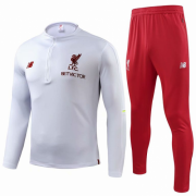 2018-19 Liverpool Tracksuits White and Pants