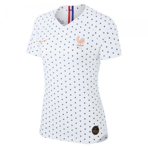 World Cup France Away White Women\'s Jerseys Shirt 2019
