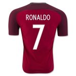 Portugal Home Soccer Jersey 2016 RONALDO #7