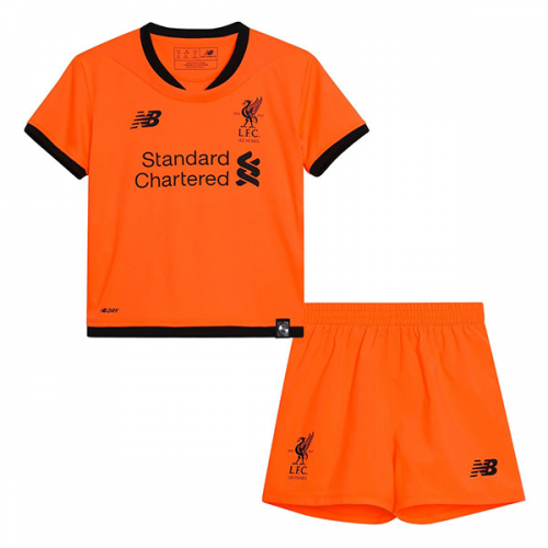 Kids Liverpool Third Soccer Kit 2017/18 (Shirt+Shorts)