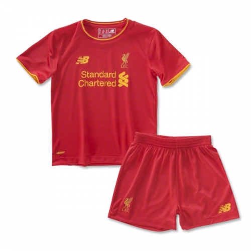 Kids Liverpool Home Soccer Kit 16/17 (Shirt+Shorts)