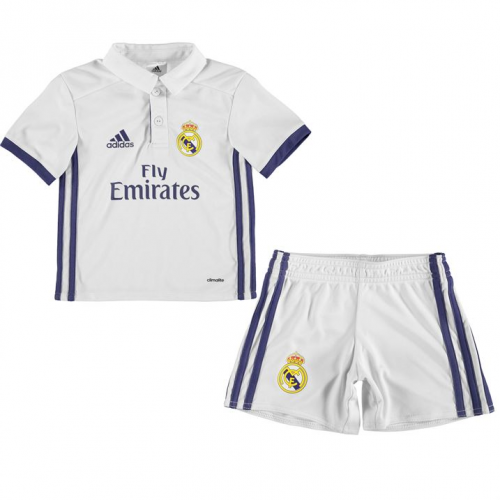 Kids Real Madrid Home Kit 16/17 (Shirt+Shorts)