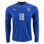 Italy Home Soccer Jersey 2016 MONTOLIVO #18 LS