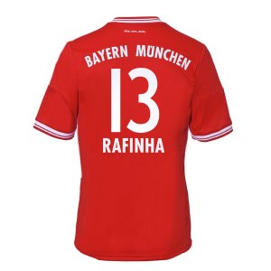 13-14 Bayern Munich #13 Rafinha Home Soccer Jersey Shirt