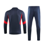 19/20 Arsenal Navy O-Neck Sweat Shirt Kit(Top+Trouser)