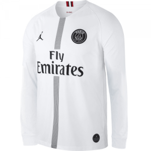 PSG Long Sleeve 3rd White Soccer Jersey Shirt 18-19