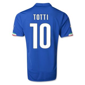 14-15 Italy Home TOTTI #10 Soccer Jersey