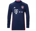 Bayern Munich Goalkeeper Soccer Jersey 16/17 LS Navy