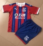 Children Crystal Palace Home Soccer Suits 2019/20 Shirt and Shorts