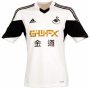 13-14 Swansea City Home White Jersey Shirt