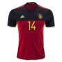 Belgium Home Soccer Jersey 2016 MERTENS #14