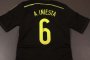 14-15 SPAIN A.INIESTA #6 AWAY SOCCER JERSEY