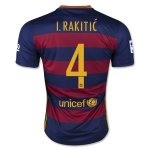 Barcelona Home Soccer Jersey 2015-16 I. RAKITIC #4