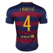 Barcelona Home Soccer Jersey 2015-16 I. RAKITIC #4