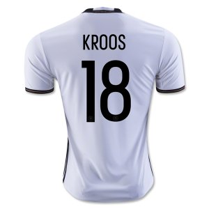 Germany Home Soccer Jersey 2016 KROOS #18