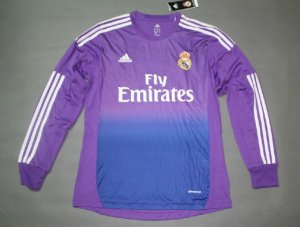 13-14 Real Madrid Goalkeeper Purple Long Sleeve Shirt