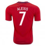 Chile Home Soccer Jersey 2016 Alexis 7