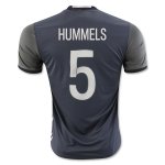 Germany Away Soccer Jersey 2016 HUMMELS #5