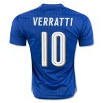 Italy Home Soccer Jersey 2016 VERRATTI #10