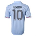 2013 France #10 BENZEMA Away Blue Soccer Jersey Shirt