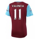 West Ham Home Soccer Jersey 2015-16 VALENCIA #11