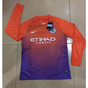 Manchester City Third Soccer Jersey 16/17 LS