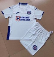 Children Cruz Azul Away White Soccer Suits 2019/20 Shirt and Shorts