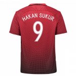 Turkey Home Soccer Jersey 2016 Hakan Sukur 9