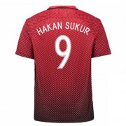 Turkey Home Soccer Jersey 2016 Hakan Sukur 9