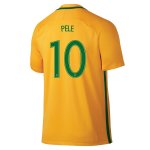 Brazil Home Soccer Jersey 2016 PELE #10