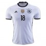Germany Home Soccer Jersey 2016 KROOS #18