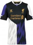 13-14 Liverpool Away Black Soccer Jersey Shirt