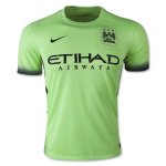 Manchester City Third Soccer Jersey 2015-16 Green