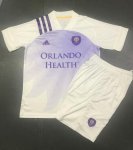 Children Orlando City SC Away Soccer Suits 2020 Shirt and Shorts