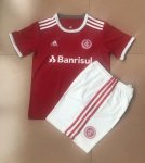 Children SC Internacional Home Soccer Suits 2020 Shirt and Shorts