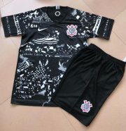 Children SC Corinthians Third Away Soccer Suits 2020 Shirt and Shorts