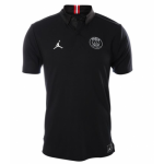 2018-19 PSG Air Jordan Polo Black