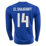 Italy Home Soccer Jersey 2016 EL SHAARAWY #14 LS