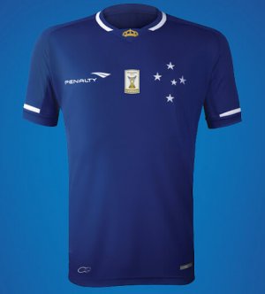 Cruzeiro Blue Home Soccer Jersey 15/16