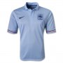 2013 France #17 M'Vila Away Blue Soccer Jersey Shirt