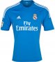 13-14 Real Madrid #20 Higuain Away Blue Soccer Jersey Shirt