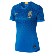 World Cup Brazil Away Blue Women's Jerseys Shirt 2019