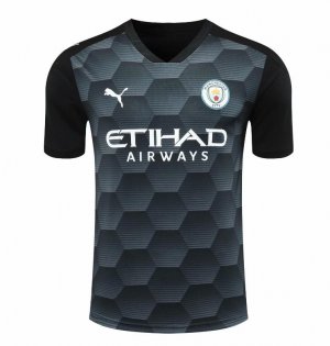 Manchester City Goalkeeper Black Soccer Jersey 2020/21