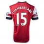 13/14 Arsenal #15 Chamberlain Home Red Soccer Jersey Shirt