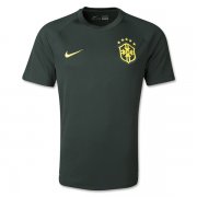 2014 Brazil Away Dark green Soccer Jersey Shirt