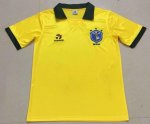 Retro Brazil Home Yellow Soccer Jerseys 1988