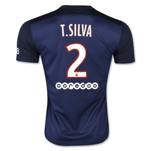Paris Saint-Germain(PSG) T. SILVA #2 Home Soccer Jersey 2015-16