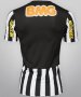 12-13 Santos FC Away Black&White Jersey Kit(Shirt+Shorts)